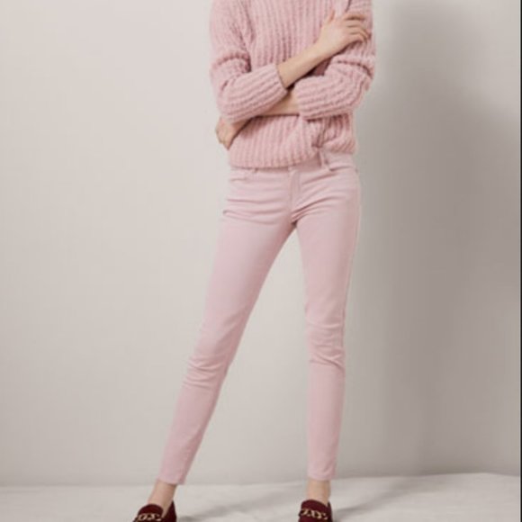 Massimo Dutti Pants - MASSIMO DUTTI SATIN SKINNY FIT TROUSERS